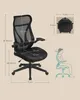 Kancelářská židle SONGMICS, ergonomický opěrák, sklopné Náhled obrázku produktu 5
