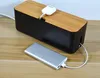 Káblový manažment BLACK BOX+WOOD (30x11x11cm) Náhľad obrázku produktu 4