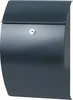 A dark gray mailbox is shown against a light gray background. Voir les images du produit
