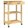 Carrello da cucina MONZA 60x40x90 cm in legno massiccio di Anteprima dell’immagine prodotto 4