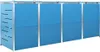 vidaXL Mülltonnenbox für 4 Tonnen 276,5x77,5x112,5 cm Produktbild-Vorschau 7