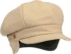 Mayser 8-teilige Ballonmütze Camilla Plus mit Ohrenklappen in beige