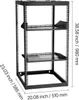 VEVOR 20U rack di rete a telaio aperto, profondità 585 mm, Anteprima dell’immagine prodotto 8