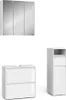 Badmöbel-Set Vicco Majest Weiß Hochglanz 3 Teile, Model Produktbild-Vorschau 2