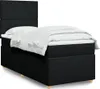 The Living Store Boxspringbett mit Matratze Schwarz 80x200 Produktbild-Vorschau 2