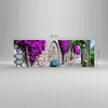 Bilder auf glas - Pflanzen Bank Straße Sommer - 90x30cm - Produktbild-Vorschau 3