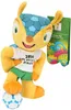 Fußball WM 2014 Fuleco Plüschfigur mit Saugnapf 13 cm Produktbild-Vorschau 2