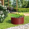 Vitavia Hochbeet "Terra 401" rubin 40 cm Modell "Rund" Produktbild-Vorschau 2