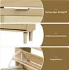 AIORBER Schuhschrank, Rattan, Ausschnittdesign, mit Produktbild-Vorschau 6