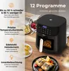 Balter Heißluftfritteuse XXL 5,5L mit Sichtfenster, 1500W, Produktbild-Vorschau 2