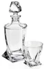 Whisky Set Bohemia Quadro Kristallglas Karaffe 850 ml und 6 Produktbild-Vorschau 2