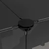 vidaXL Kleintierkäfig Schwarz 143x107x93 cm PP und Stahl Produktbild-Vorschau 6