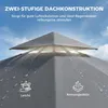 Outsunny Pavillon 3,2x3,2 m Stabil Winterfest Produktbild-Vorschau 5