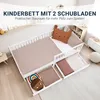 Homestyle4u Kinderbett 90x200 Holzbett mit Rausfallschutz 2 Produktbild-Vorschau 5