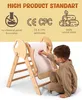 5-in-1 Klettergerüst Indoor aus Holz mit Rutsche – Produktbild-Vorschau 7
