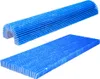 Two pleated blue filters are shown against a white background. One is curved into a U-shape, and the other is flat. Anteprima dell’immagine prodotto