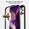 Hülle für Apple iPhone 13 Pro Max Schwarz Vorderseite Produktbild-Vorschau 3