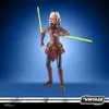 A Star Wars Vintage Collection Ahsoka Tano action figure with two lightsabers against a blue gradient background. Podgląd zdjęcia produktu