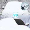 Frontscheibenabdeckung Winter Schneeschutz Auto Produktbild-Vorschau 5