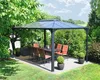 Gazébo tonnelle 12.7m² gris anthracite - Palram - 702564 - Voir les images du produit 14