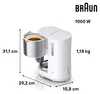 Máquina de café Braun KF 1505 WH Thermo, modelo 302471 Vista previa de la imagen del producto 14