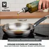 BRA Master | Set di 3 padelle in acciaio inossidabile senza Anteprima dell’immagine prodotto 5