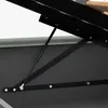 Close-up of a bed frame mechanism with a gas spring. Produktbild-Vorschau