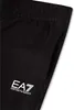 A close-up of black sweatpants with the Emporio Armani EA7 logo. Produktbild-Vorschau