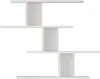 Półka ścienna 'Hökkomi' z 4 półkami 78 x 99 x 15 cm Biały Podgląd zdjęcia produktu 3