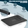 eluno Tapis d'égouttage avec égouttoir, tapis en silicone Voir les images du produit 3