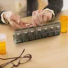Tablettenbox 7 Tage 2 Stück, SUKUOS 2X Pillendose 7 Fächer, Produktbild-Vorschau 7