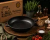MAYSTERNYA Bratpfanne aus Gusseisen – ø 26 x 4 cm – Pfannen Produktbild-Vorschau 2