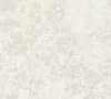 A close-up view of a textured wallpaper with a subtle floral branch pattern. Podgląd zdjęcia produktu