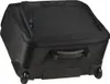 A black business notebook trolley with blue accents is shown from a low angle. Produktbild-Vorschau