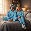 Pyjama Onesie Kigurumi Kostüm für Erwachsene Blau Bulbasaur Produktbild-Vorschau 5