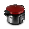 A countertop electric multi-cooker with a red enameled cast iron pot. Podgląd zdjęcia produktu