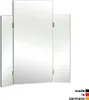 Badezimmer Spiegel mit 3D Funktion in weiß NEMI-66, B/H/T: Produktbild-Vorschau 1