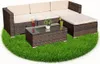 Mucola Gartenmöbel 5tlg. Gartenlounge Sitzgruppe Gartenset Produktbild-Vorschau 1