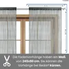 Fadenvorhang Türvorhang Fäden 90x245 dunkelgrau - Produktbild-Vorschau 2