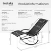 tectake® Sonnenliege Paulina ergonomisch, faltbar, 150 kg Produktbild-Vorschau 5