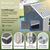 Metalowy szop ogrodowy o wymiarach 10x8 stóp, z oknem i 4 Podgląd zdjęcia produktu 7