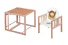 Kinderhochstuhl Holz 2in1 – Baby Hochstuhl mit Tisch – Produktbild-Vorschau 2