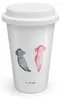 Mr. & Mrs. Panda To Go Becher Axolotl Freundin - Weiß - Produktbild-Vorschau 1