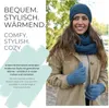 styleBREAKER Uni Strick Beanie Mütze grob gestrickt, Slouch Produktbild-Vorschau 6