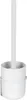 A white toilet brush and holder set. Anteprima dell’immagine prodotto