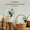 Creative Home Kleiner Weidenkorb mit Griff | Klein 22 x 22 Produktbild-Vorschau 4