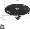ECD Germany Wózek transportowy okrągły, Ø 67x14,5 cm, z Podgląd zdjęcia produktu 7