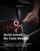 Rockbros Q3 Feu arrière pour vélo avec système d'arrêt Voir les images du produit 9