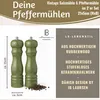 LS-LebenStil 2x Design Holz Salzmühle & Pfeffermühle 2´er Produktbild-Vorschau 2