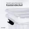 KONZEPT Aufbewahrungsbox 32 L mit Deckel – transparente Produktbild-Vorschau 7